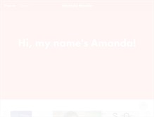 Tablet Screenshot of amandatrovela.com